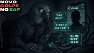 📰O golpe do compartilhamento de tela no WhatsApp: quando você mesmo entrega sua vida pro bandido