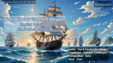 Voting is Our Greatest Weapon - English version of 投票は唯一最大の武器