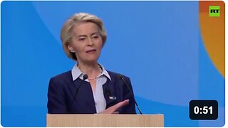 EU President Ursula von der Leyen seems very pleased and proud that Europe is preparing for war