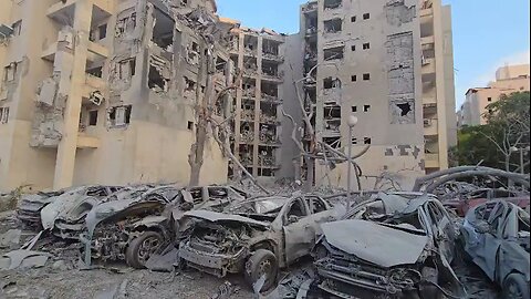 Damage in Beer Sheva direct hit.