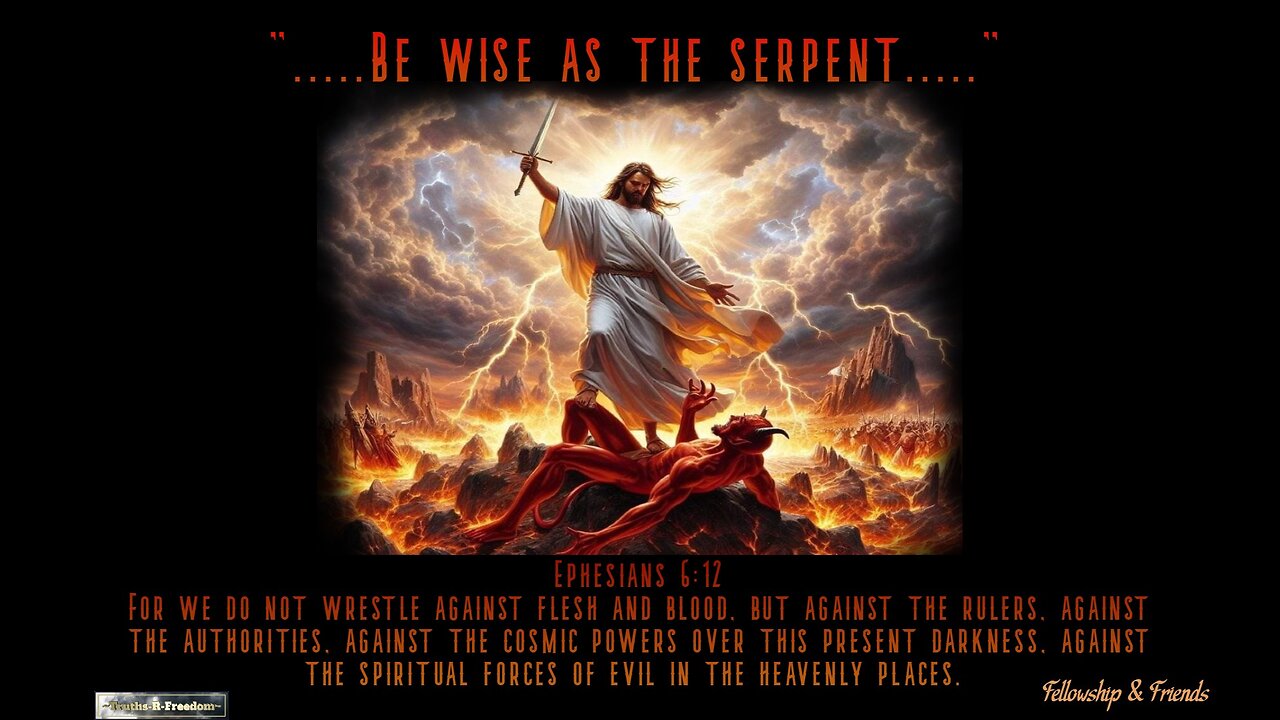 "....Be as Wise As The Serpent..." #389 Fellowship & Friends 04.16.25