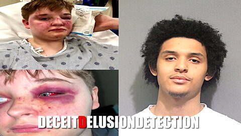 A white female teen was brutally beaten at a suburban McDonald's after two black attackers made comments about her sexual orientation