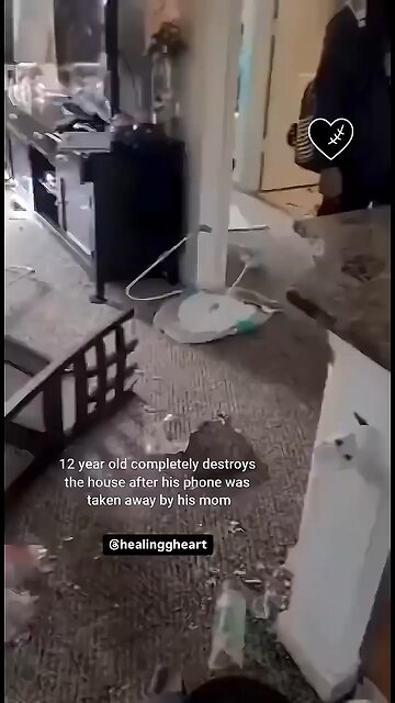 Son remodels moms home after taking his cellphone