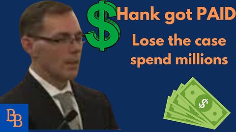 Hank got PAID