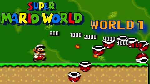 Super Mario World (Super Nintendo) - World 1: Yoshi's Island