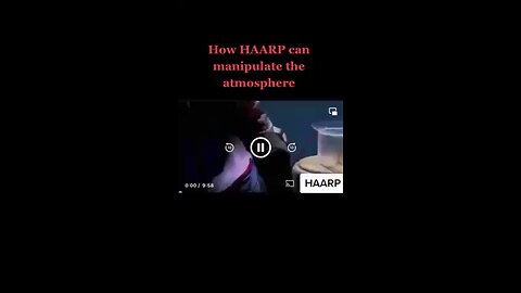 How H.A.A.R.P. Can Manipulate The Atmosphere.