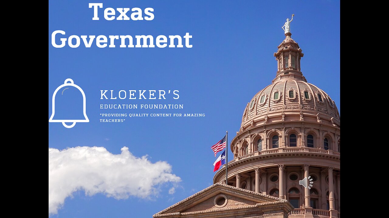 Government: Texas State Government Lesson