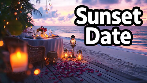 Sunset Date at the Shore 🌊 Chill Summer Jazz Under the Stars