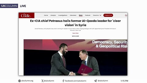 World Leaders Embrace Jolani, Once With $10 Million U.S. Reward (Now Dropped) | UK Column News