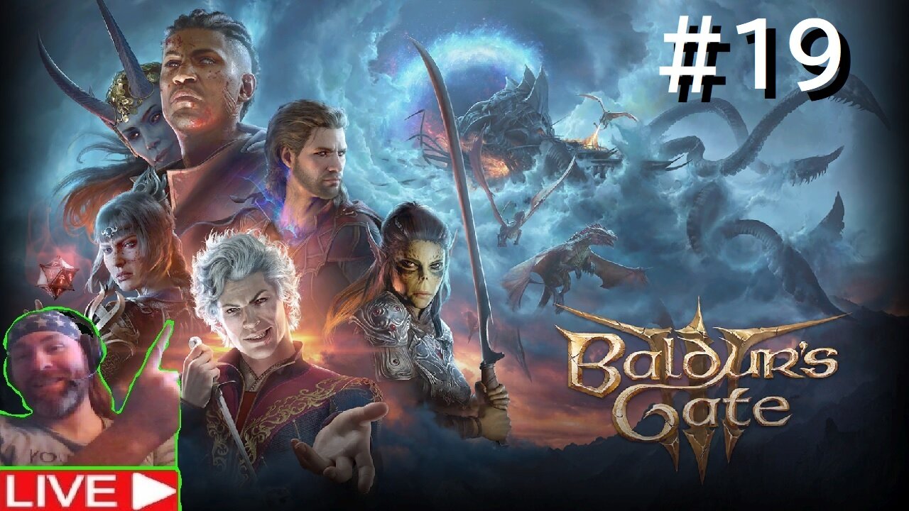 Baldur's Gate 3 playthrough Live part #19 (Livestream)