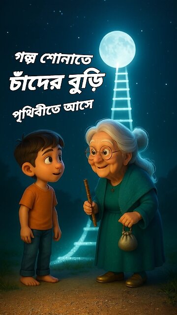চাঁদের বুড়ির গল্প | Bengali 3D Animated Story