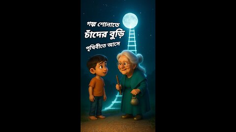 চাঁদের বুড়ির গল্প | Bengali 3D Animated Story