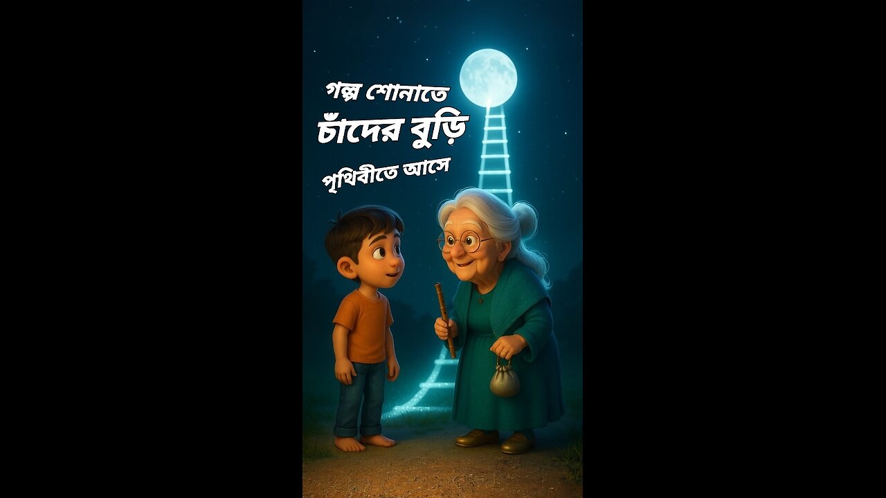 চাঁদের বুড়ির গল্প | Bengali 3D Animated Story