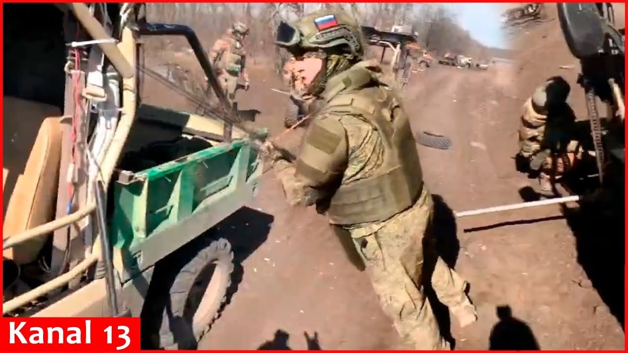 ‘Drone’s coming, it hit”-Evacuating military equipment, Russians are attacked by Ukrainian drones