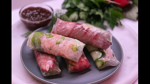 Fresh Vietnamese Rolls🥢🌿🍤