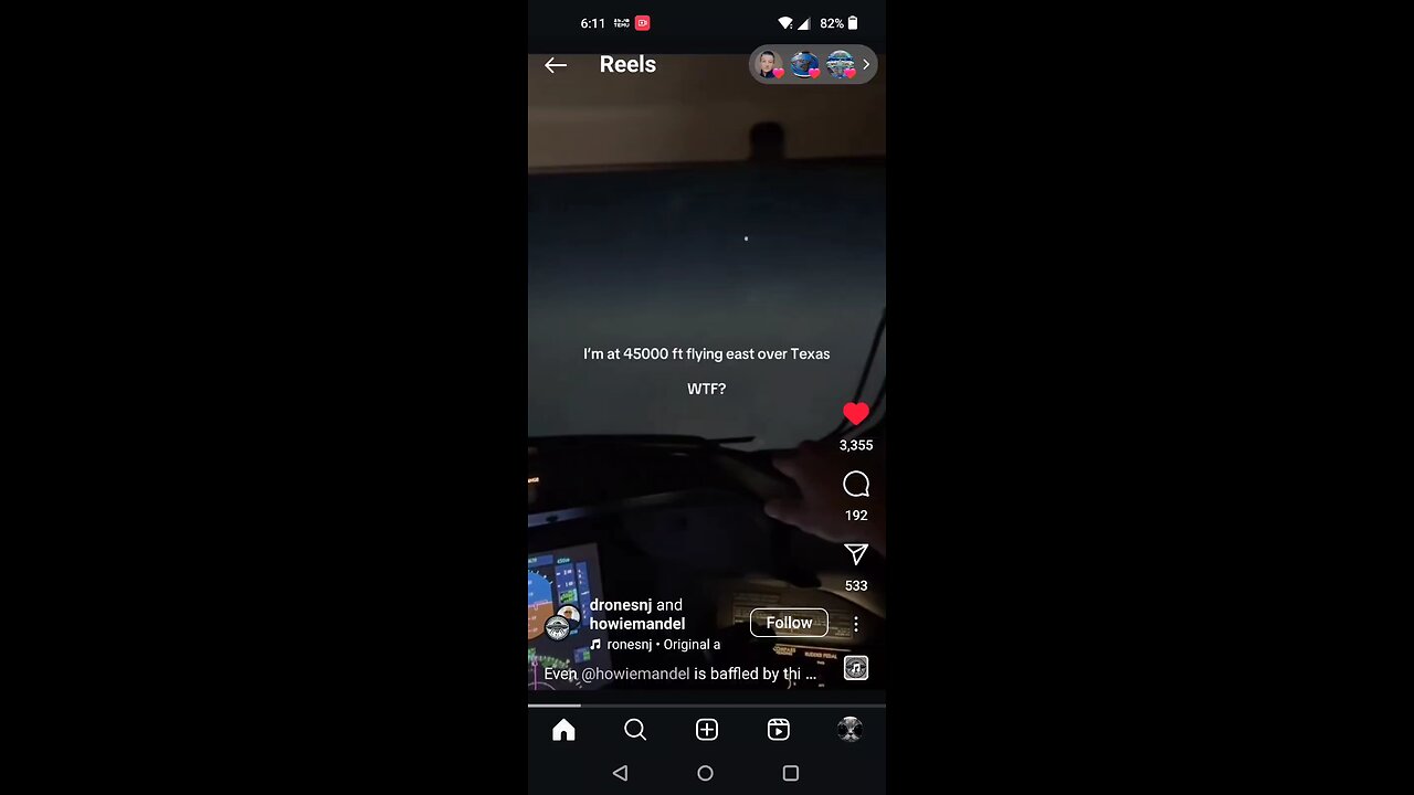 Pilot Films Disappearing Orbs At 45,000 Ft.