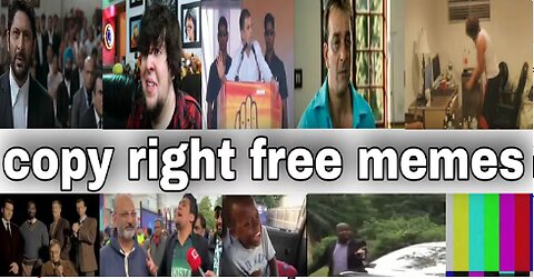 Copyright free memes for video editing || No copy right funny videos || free to use