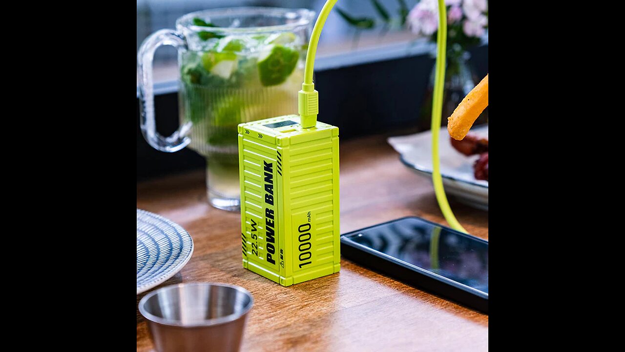 10000mAh Container Super Fast Charging Power Bank