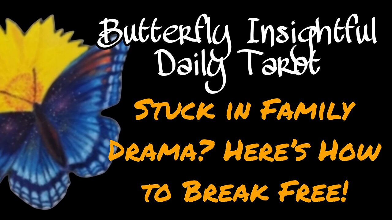 Stuck in Family Drama? Here’s How to Break Free! Butterfly Insightful Daily!