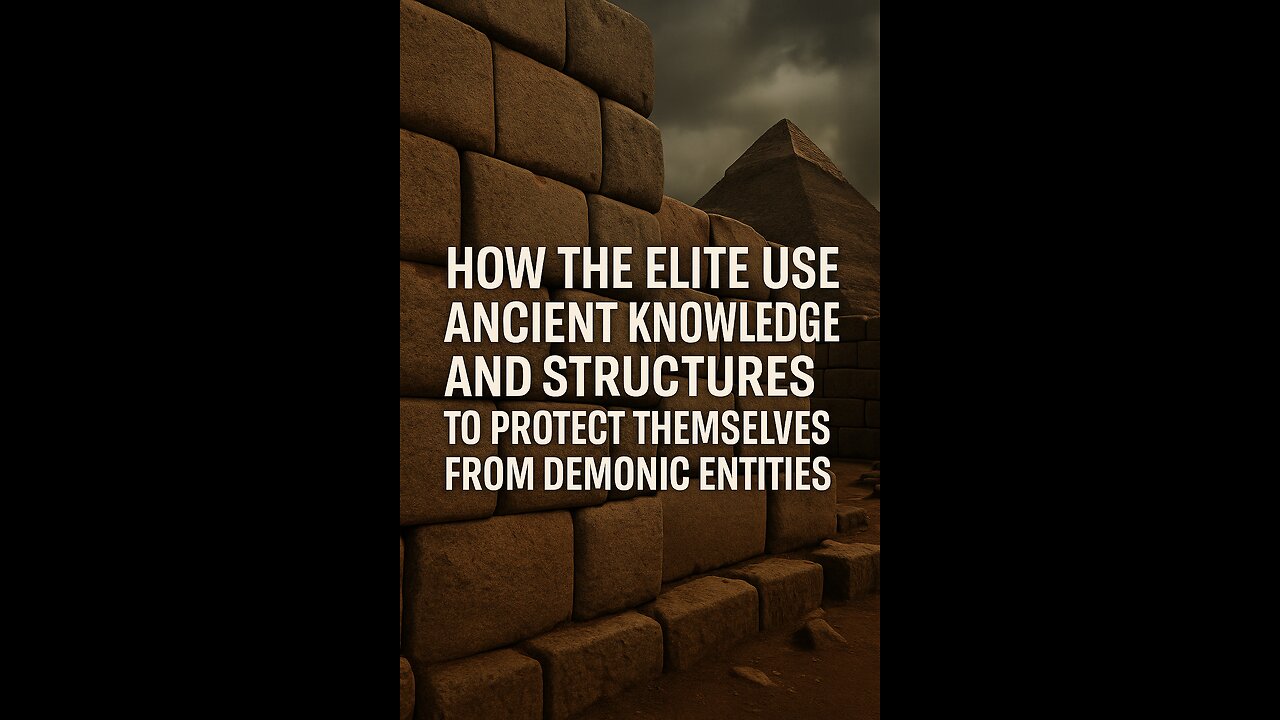 How the elite use ancient knowledge and structures to protect themselves from demonic entities.