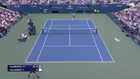Novak Djokovic vs. Carlos Alcaraz Highlights 2025 US Open Semifinal