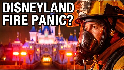 Fire at Disneyland Emergency Alarm | Unexpected Park Announcement