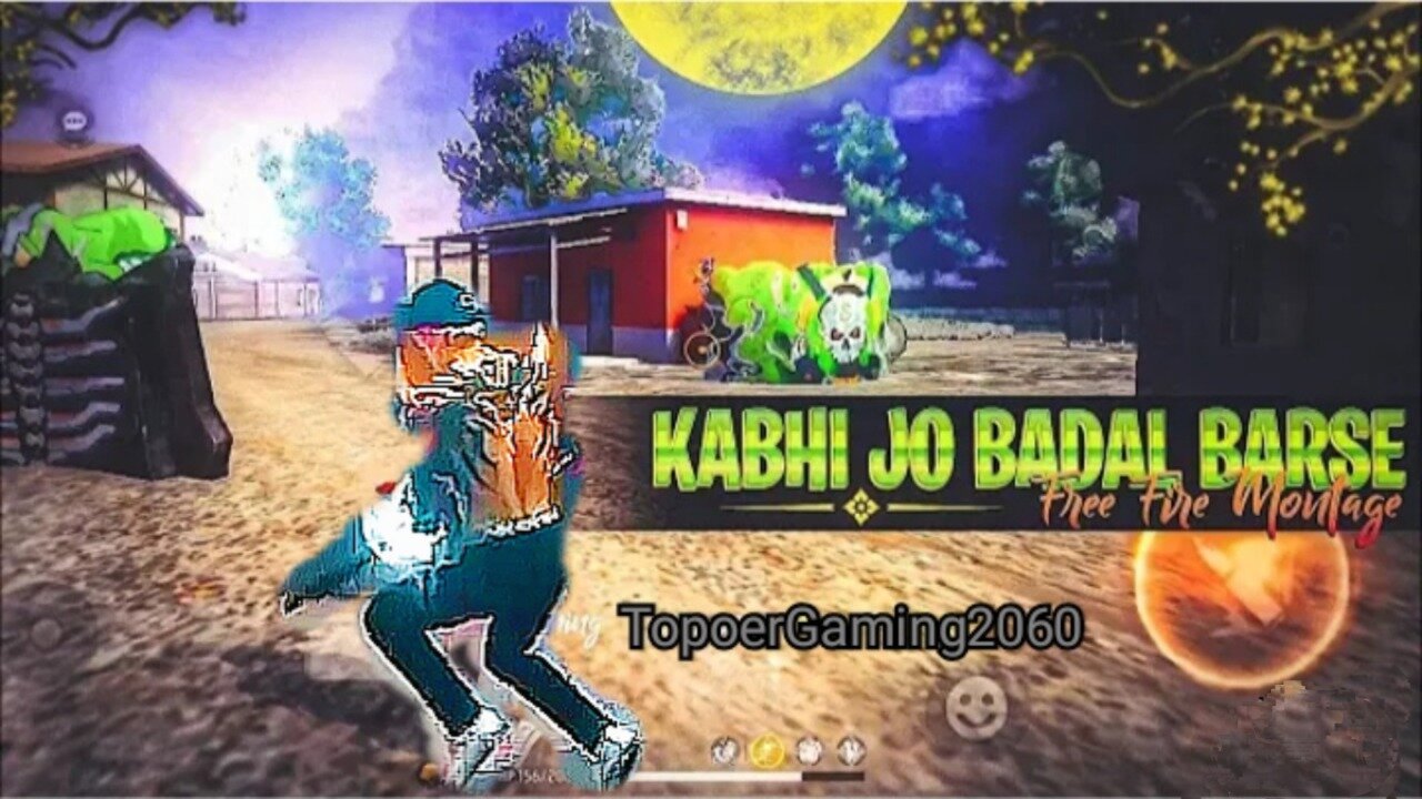 Kabhi Jo Badal Barse ⛈️| free fire song status | free fire status | ff Status