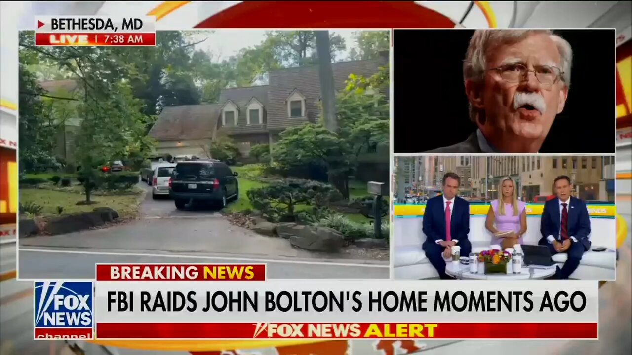 John Boltons Home raided by the FBI deep state going down
