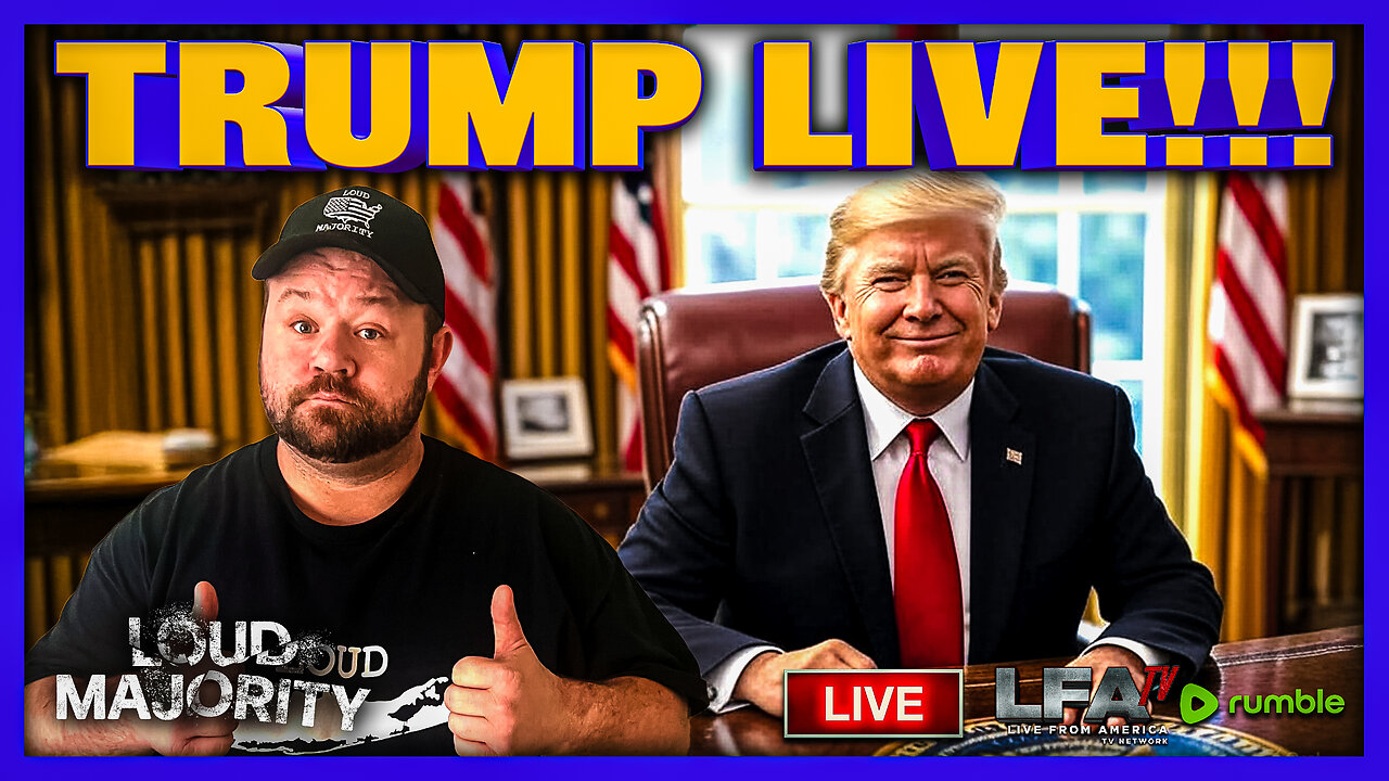 PRESIDENT TRUMP LIVE FROM THE OVAL OFFICE | LOUD MAJORITY 9.2.25 3PM