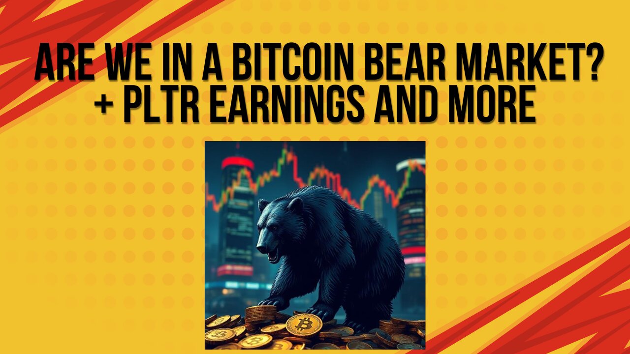 How I am reacting to Bitcoin going below 100K + PLTR earnings and more