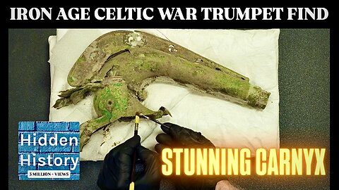 Carnyx Iron Age war trumpet archaeological discovery is incredible and almost complete