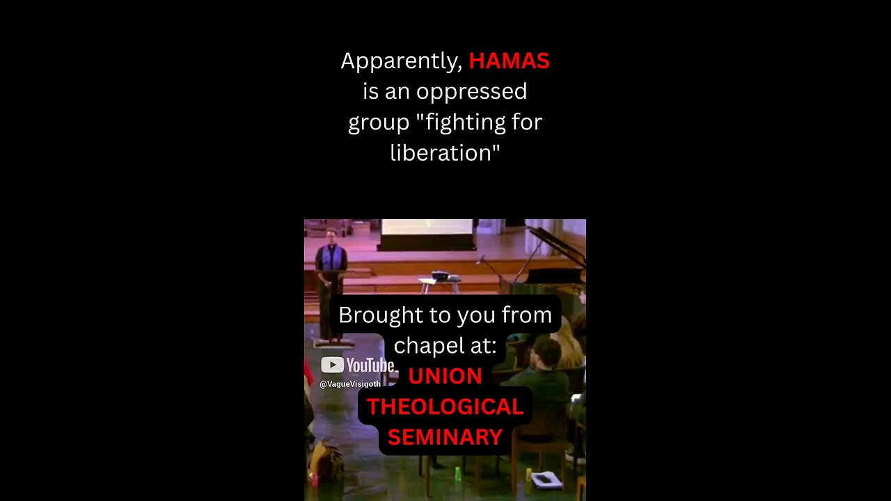 Woke Christian Seminary: Hamas is Trying to Create a Beautiful World #mahmoudkhalil