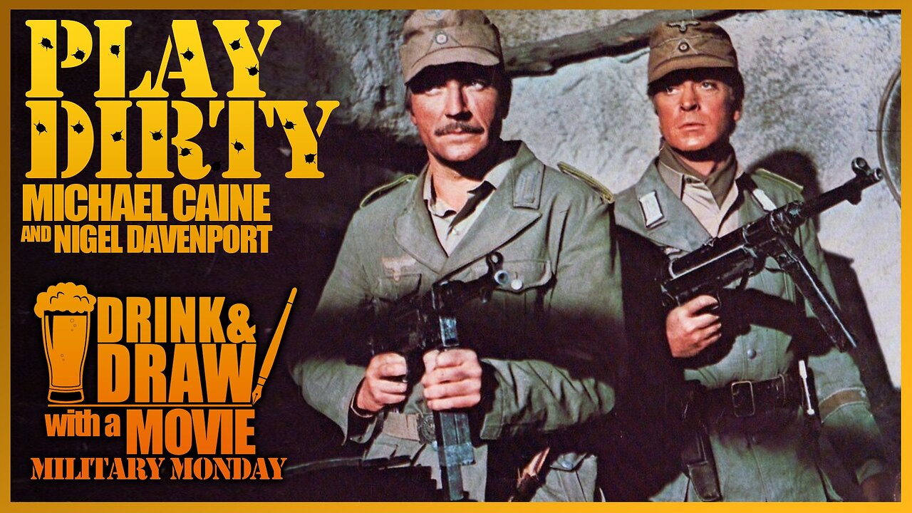 DRINK & DRAW with a MOVIE | PLAY DIRTY (1969)