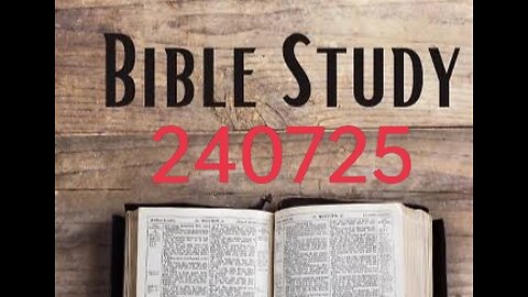 TRINITY, MARIAN DEVOTION, ISLAM, SOLA FIDE: BIBLE STUDY QA 240725