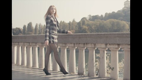 GLAMOUR MODELING EDITORIAL: SEXY Pantyhose, Stockings, Tights, High Heels, Short Mini Skirt (4K)