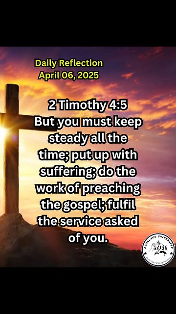 Daily Reflection April 06, 2025