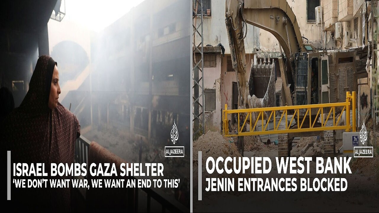 Israel Bombs Shelters & Blocks Jenin Entrances