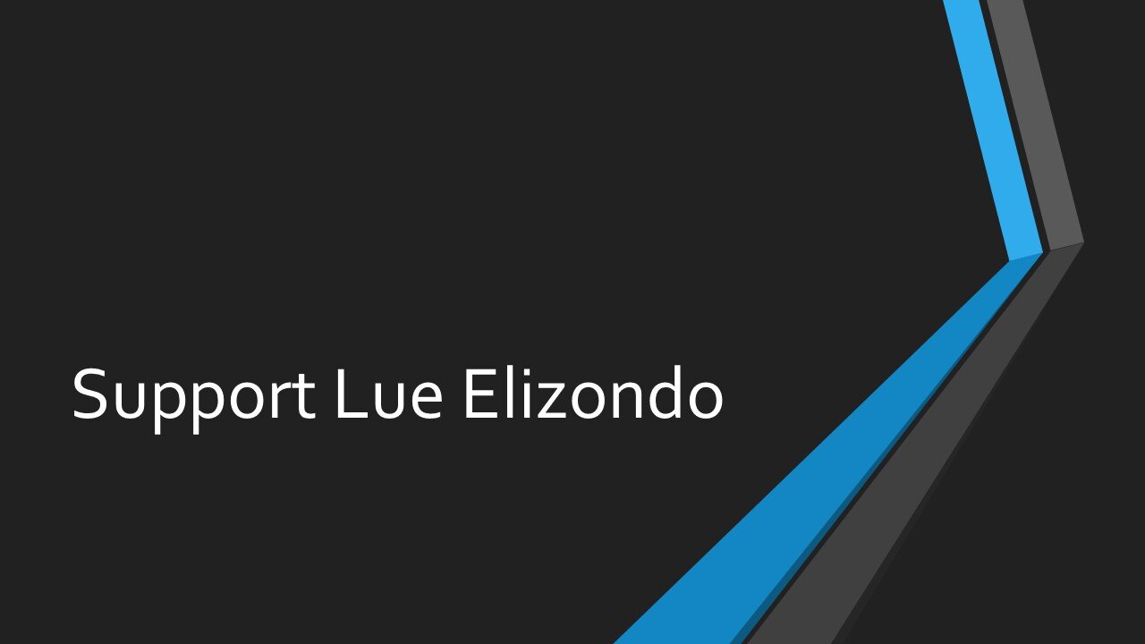 Support Lue Elizondo