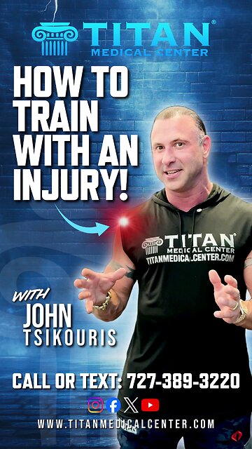 John Tsikouris helps explain how to train with an injury