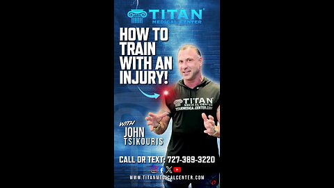 John Tsikouris helps explain how to train with an injury