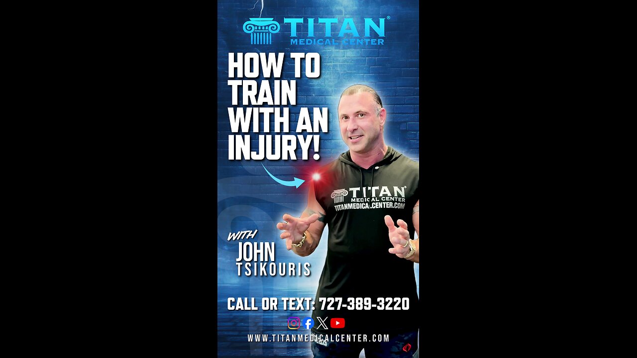 John Tsikouris helps explain how to train with an injury