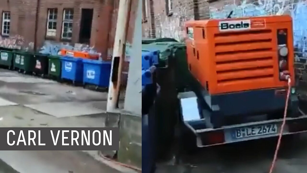 What’s that HIDING behind the bins?!