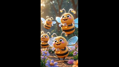cute bee 🐝💚💚
