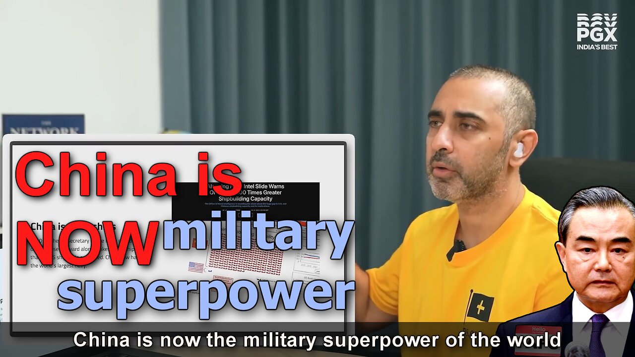 NY Tech Bro: "China is now THE MILITARY SUPERPOWER of the world"