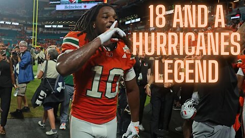 Malachi Toney at 18 years old provides a TD that will forever be remembered by Hurricanes fans