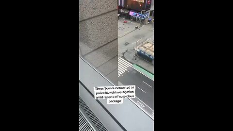 Times Square evacuated after reports of suspicious package #TimesSquare #suspiciouspackage #japd