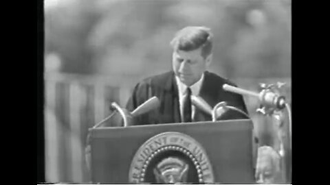 Pres. John F. Kennedy's "Peace Speech sealed his fate Rockefeller Bankers
