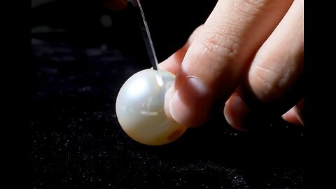 Pearl slicing ASMR