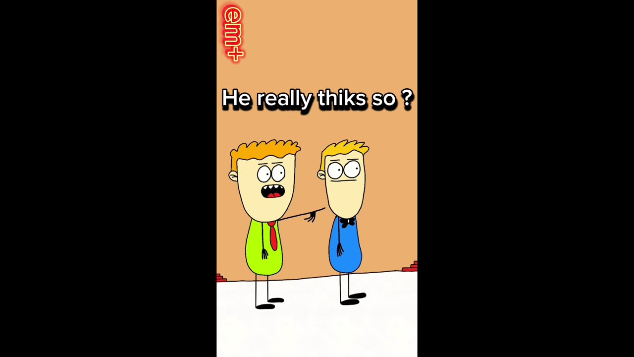 Funny animation smart schizophrenic 😂😂👍