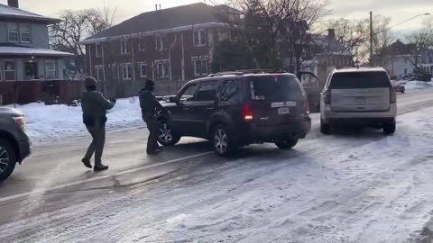 🚨 BREAKING: Another video was just released CLEARLY showing the leftist RAMMING an ICE agent,